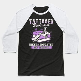 Tattooed Bookworm Baseball T-Shirt